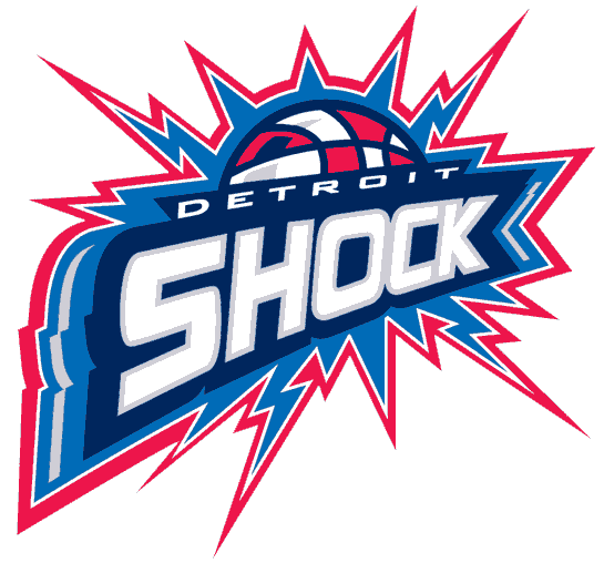 Detroit Shock 2003-2009 Primary Logo iron on heat transfer